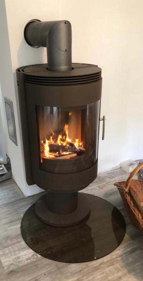 Ferienhaus Reetdach 1300Qm Privatgrundstueck Bootssteg Sauna Templin Luebbesee Uckermark Erholung Pur Seenplatte Petersdorf  ภายนอก รูปภาพ
